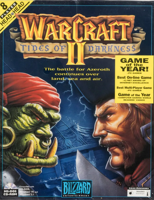 Warcraft II: Tides of Darkness [Game Of The Year] Video Game