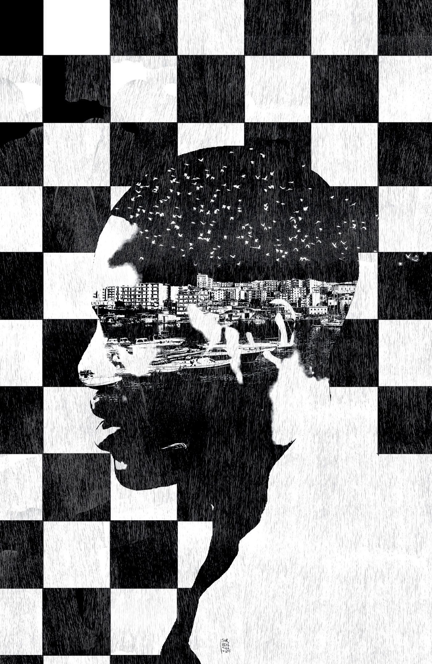 Crownsville #1 (Cvr F Inc 1:50 Andrea Sorrentino B&W Variant) Comic