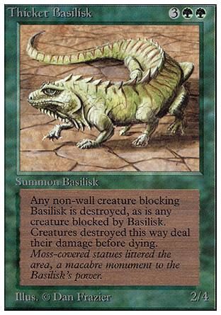 Thicket Basilisk (Unlimited) Trading Card