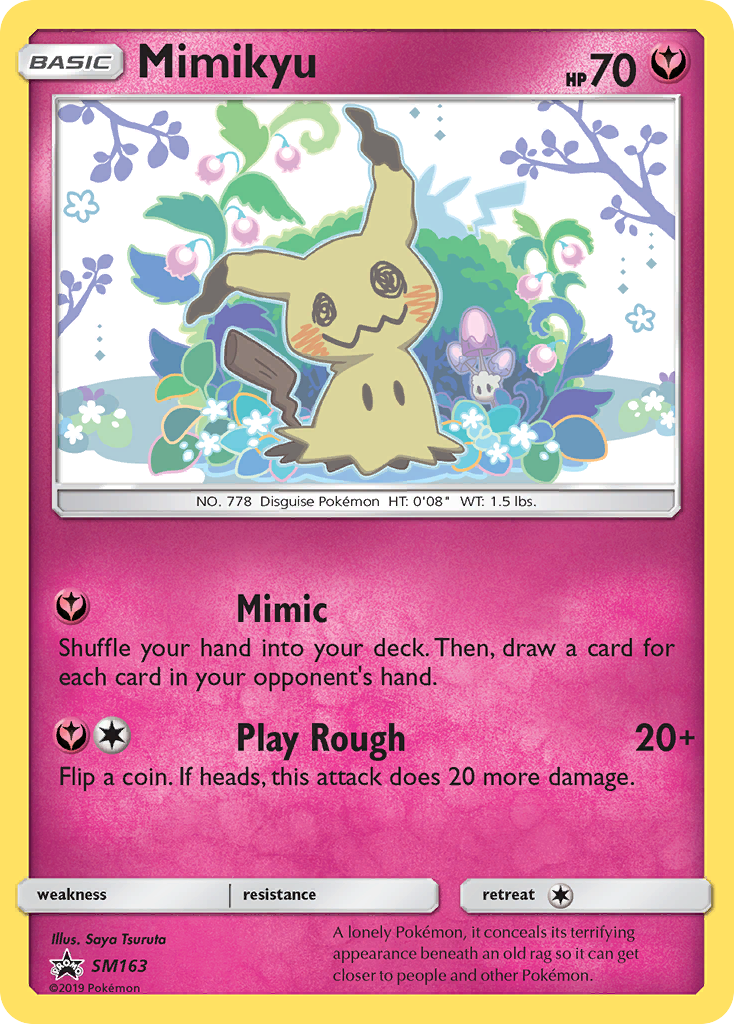 Mimikyu (SM163) - SM Black Star Promos Pokémon Card