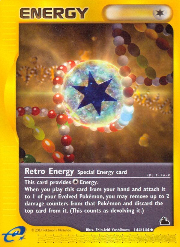 Retro Energy (144/144) - Skyridge Pokémon Card