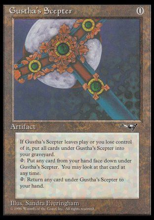 Gustha's Scepter (Alliances) Trading Card