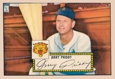 Jerry Priddy 1952 Topps #28 Sports Card