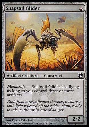 Snapsail Glider (Scars of Mirrodin) Trading Card