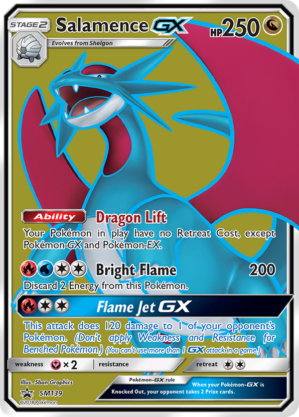 Salamence GX (SM139) - SM Black Star Promos