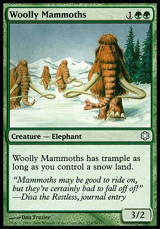 Woolly Mammoths (Coldsnap Theme Decks) Trading Card