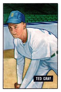 Ted Gray 1951 Bowman #178 Sports Card