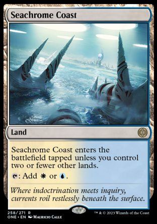 Seachrome Coast (Phyrexia: All Will Be One) Trading Card