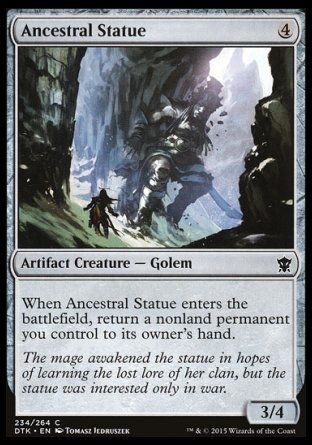 Ancestral Statue (Dragons of Tarkir) Trading Card