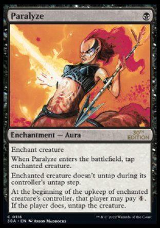 Paralyze (Magic 30th Anniversary Edition) Trading Card