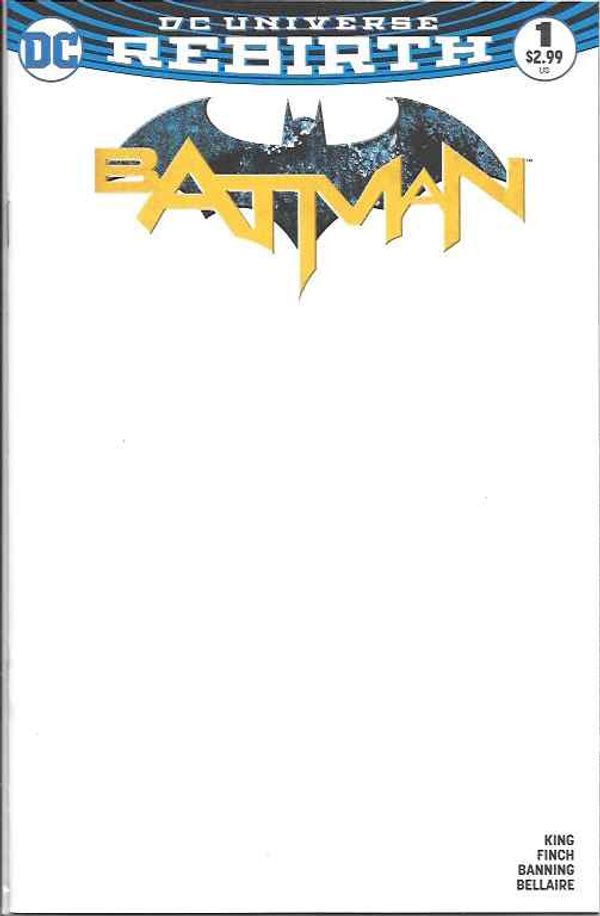 Batman #1 (Hoknes Blank Sketch Variant)