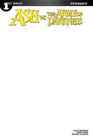 Ash vs The Army of Darkness #1 (Cover I Blank Authentix Cover)