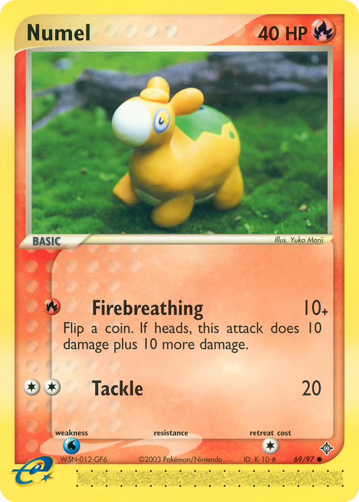 Numel (69/97) - Dragon Pokémon Card