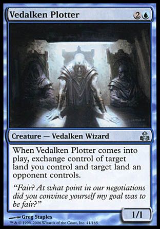 Vedalken Plotter (Guildpact) Trading Card