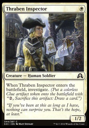 Thraben Inspector (Shadows over Innistrad) Trading Card