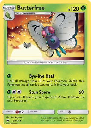 Butterfree (3/147) - Burning Shadows