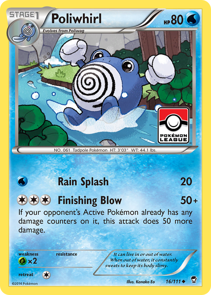 Poliwhirl (16/111) - Furious Fists Pokémon Card