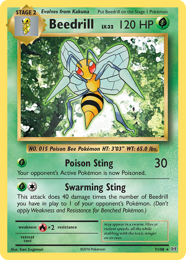 Beedrill (7/108) - Evolutions