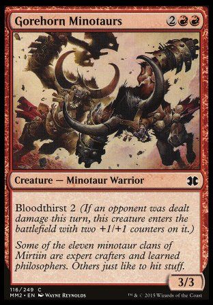 Gorehorn Minotaurs (Modern Masters 2015) Trading Card