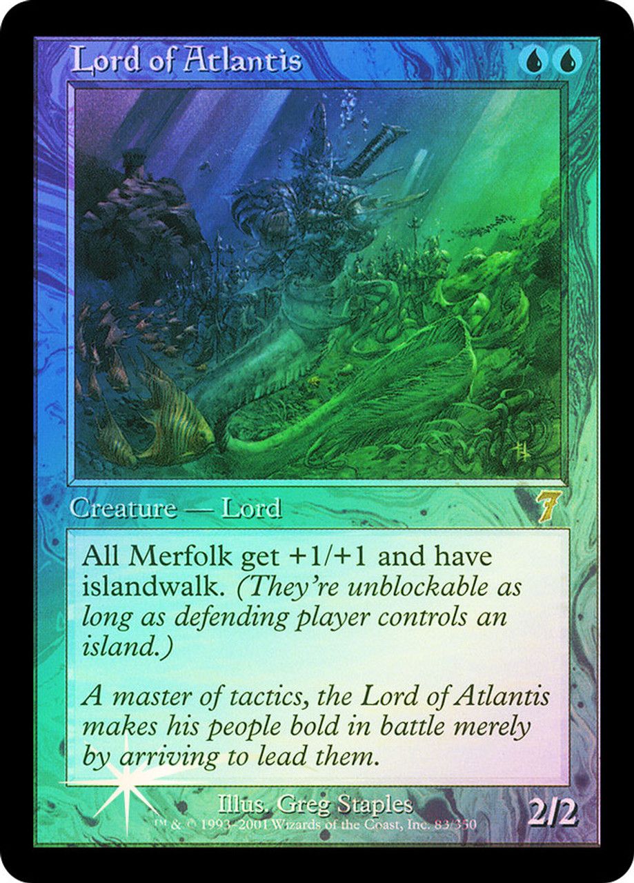 Lord of Atlantis (7th Edition - Foil) Trading Card