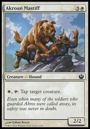 Akroan Mastiff (Journey into Nyx) Trading Card