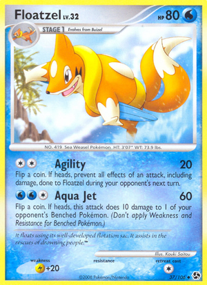 Floatzel (37/106) - Great Encounters (Reverse Holo)