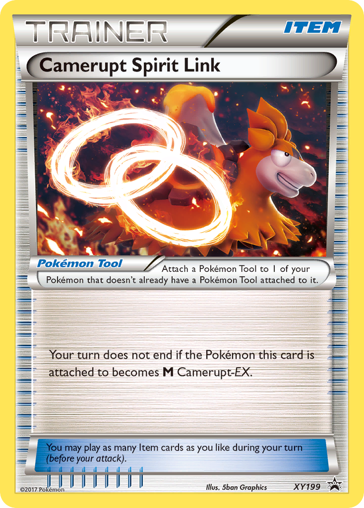 Camerupt Spirit Link (Trainer: Pokémon Tool) (XY199) - XY Black Star Promos Pokémon Card