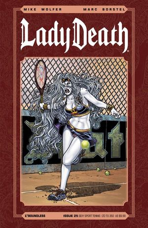 Lady Death  #25 (Sexy Sport Tennis Cover)