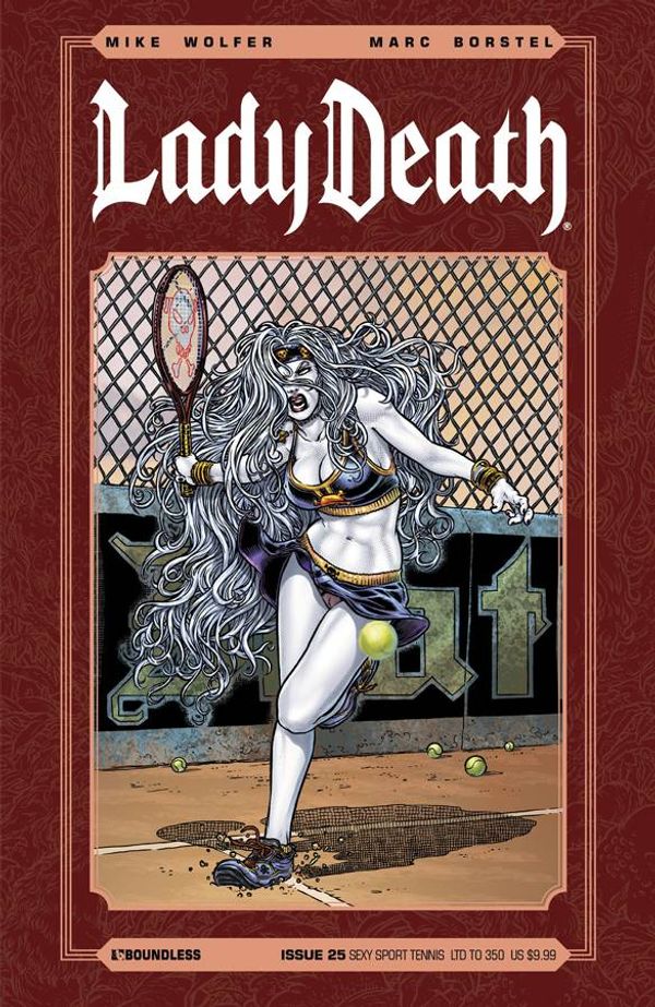 Lady Death  #25 (Sexy Sport Tennis Cover)