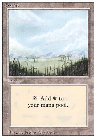 Plains (Trees) (Revised) Trading Card