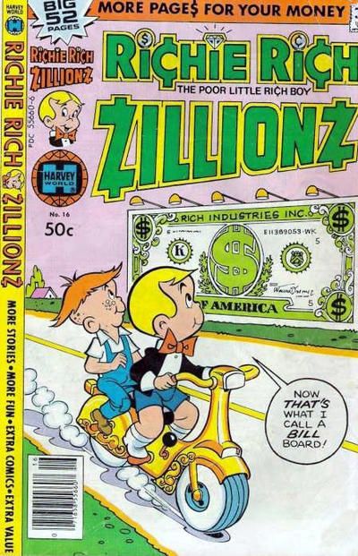 Richie Rich Zillionz #16 Comic