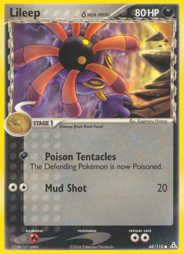 Lileep δ (68/110) - Holon Phantoms Pokémon Card