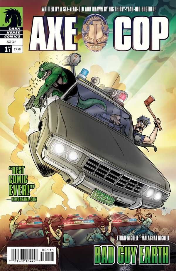 Axe Cop: Bad Guy Earth #1 Comic