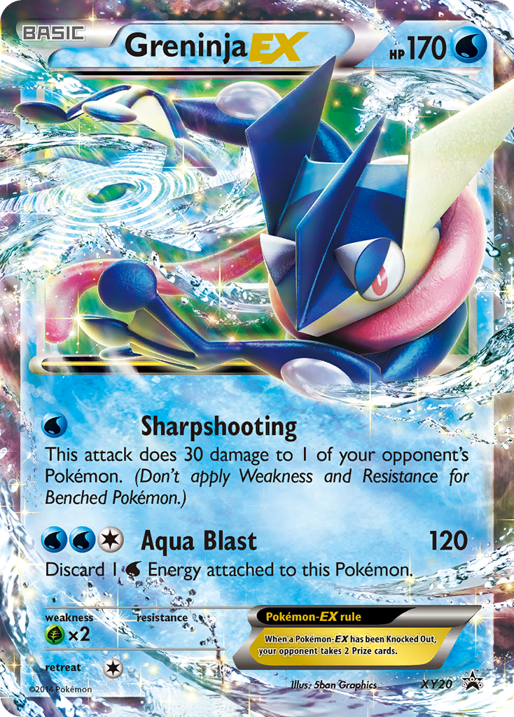 Greninja EX (XY20) - XY Black Star Promos Pokémon Card