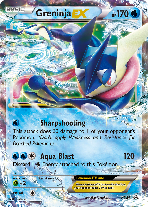 Greninja EX (XY20) - XY Black Star Promos