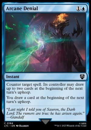 Arcane Denial (The Lord of the Rings Commander Decks)