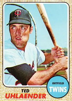 Ted Uhlaender 1968 Topps #28 Sports Card
