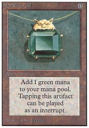 Mox Emerald (Unlimited) Trading Card