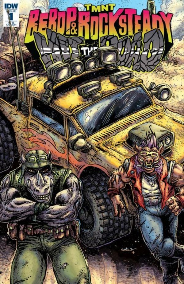 Teenage Mutant Ninja Turtles: Bebop & Rocksteady Hit the Road #1 (100 Copy Cover Cover Eastman)