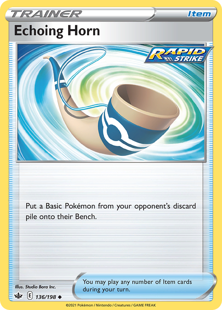 Echoing Horn (Trainer: Item) (136/198) - Chilling Reign Pokémon Card