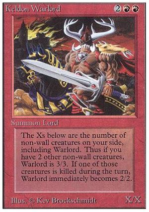 Keldon Warlord (Unlimited)