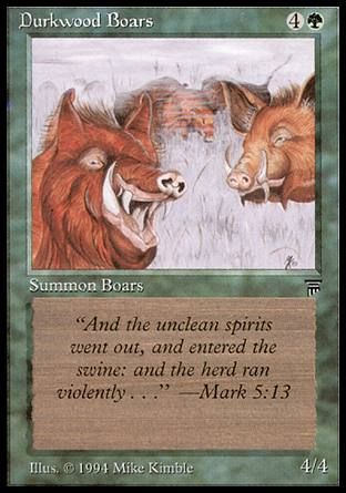 Durkwood Boars (Legends) Trading Card