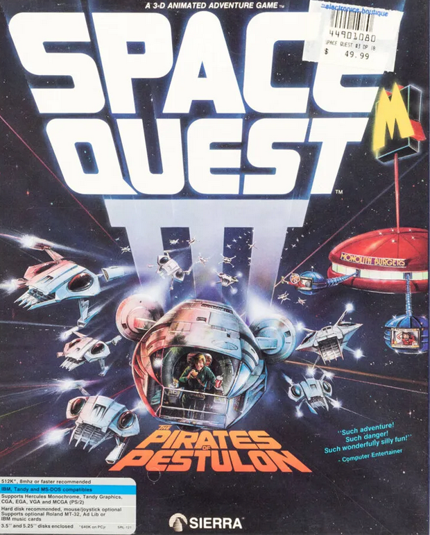 Space Quest III: The Pirates of Pestulon Video Game