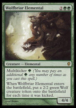 Wolfbriar Elemental (Conspiracy) Trading Card