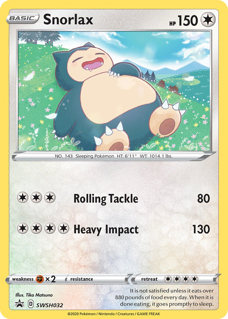 Snorlax (SWSH032) - SWSH Black Star Promos Pokémon Card