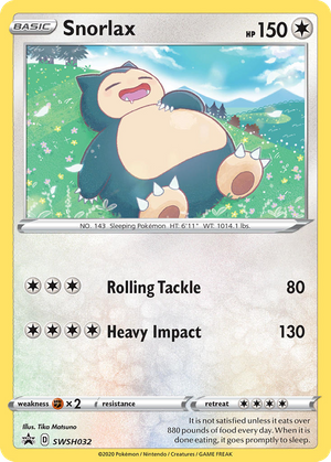 Snorlax (SWSH032) - SWSH Black Star Promos