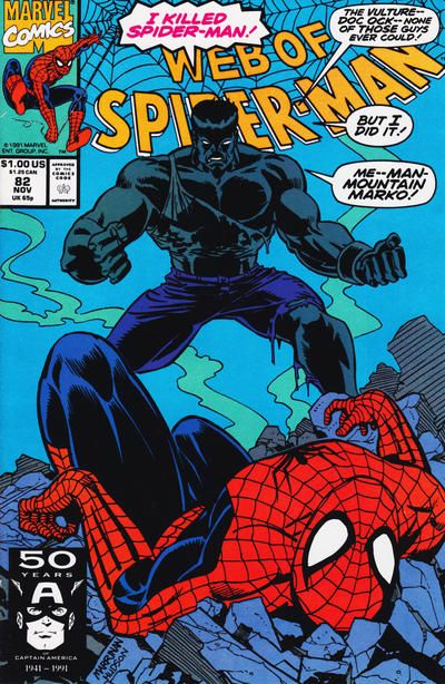 Web of Spider-Man #82 Comic