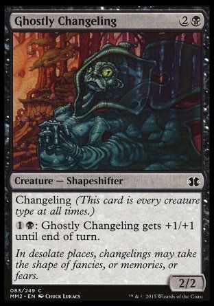 Ghostly Changeling (Modern Masters 2015) Trading Card