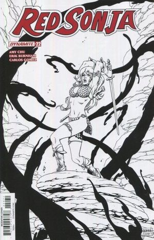 Red Sonja #22 (20 Copy Grummett B&w Cover)