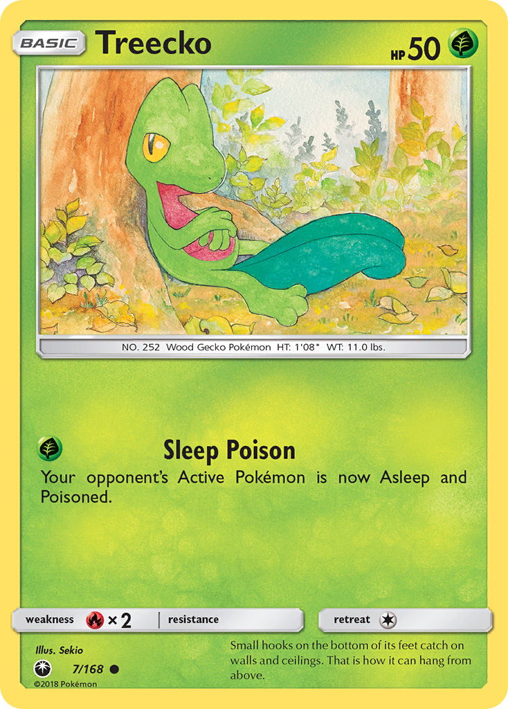 Treecko (7/168) - Celestial Storm Pokémon Card